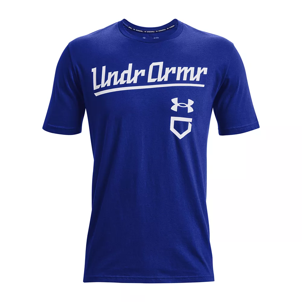 Men's Under Armour Baseball Script Tee - Image 4