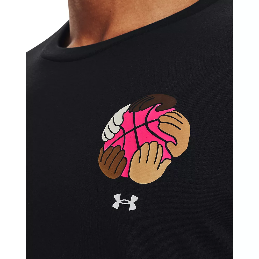 Men's Under Armour Basketball Assists Over Points Graphic Tee - Image 3