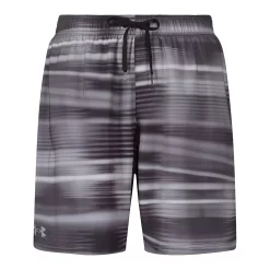 Big & Tall Under Armour Beam Striped 9-inch Swim Trunks