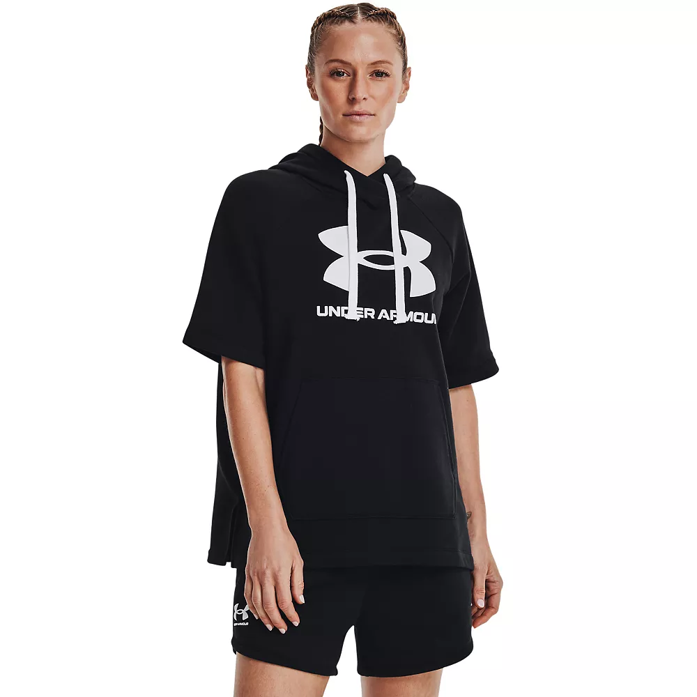 Women's Under Armour Rival Fleece Short Sleeve Hoodie