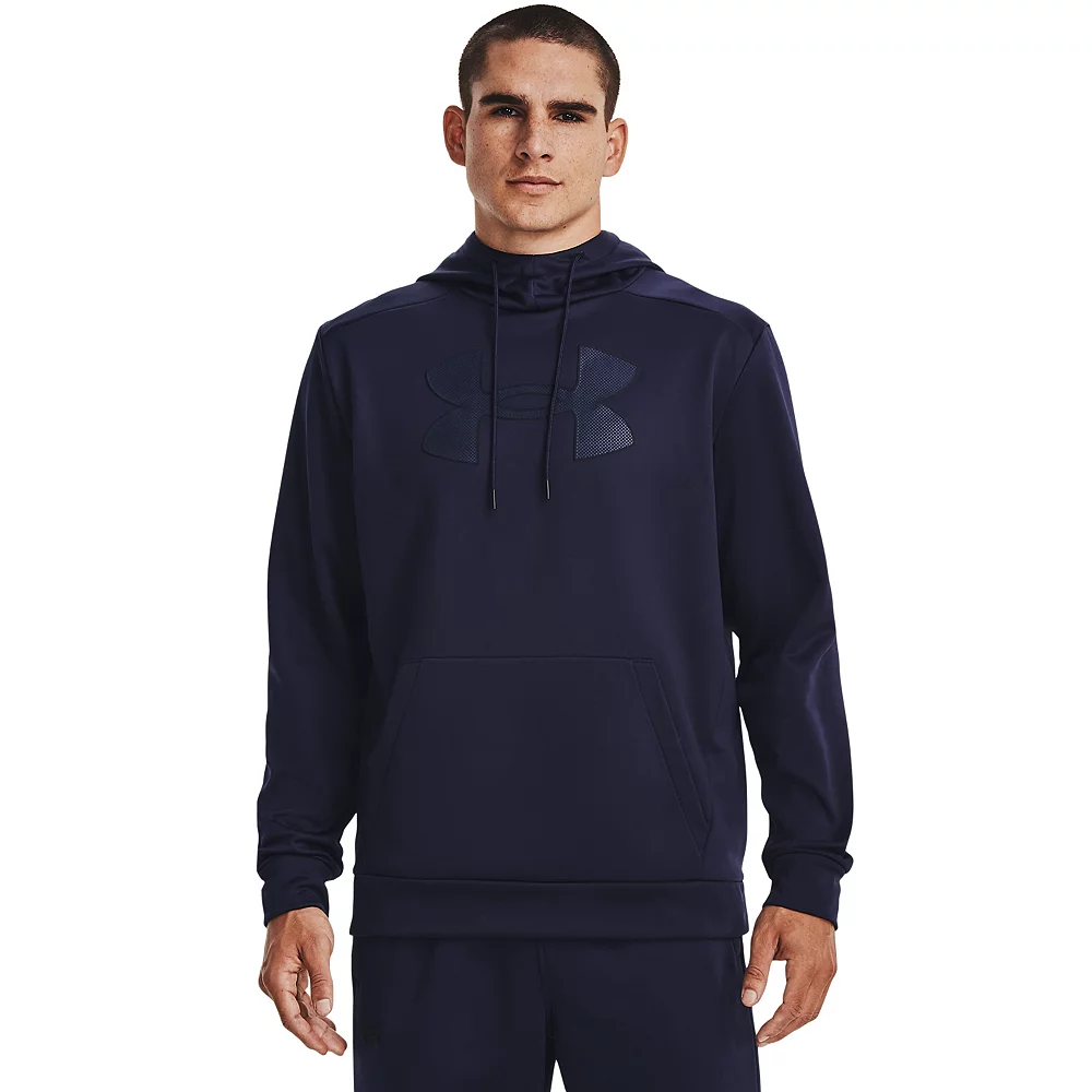 Men's Under Armour Big Logo Fleece Hoodie - Image 4