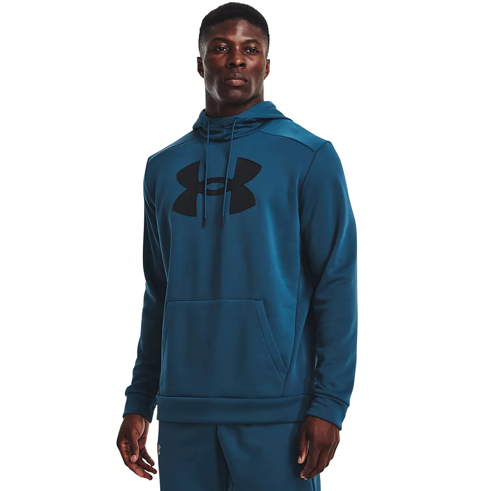Men's Under Armour Big Logo Fleece Hoodie - Image 3
