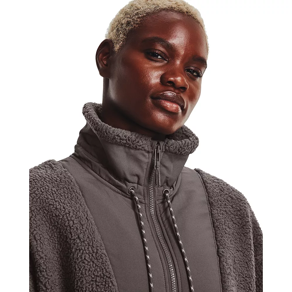 Women's Under Armour Legacy Sherpa Full-Zip Jacket - Image 6