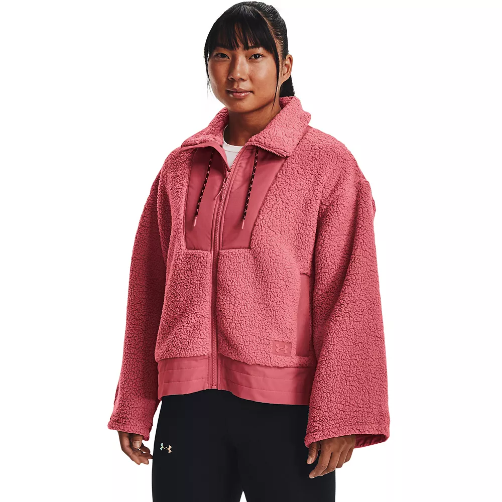 Women's Under Armour Legacy Sherpa Full-Zip Jacket - Image 3