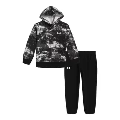 Boys 4-7 Under Armour Spliced-Dye Pullover Hoodie & Jogger Pants Set