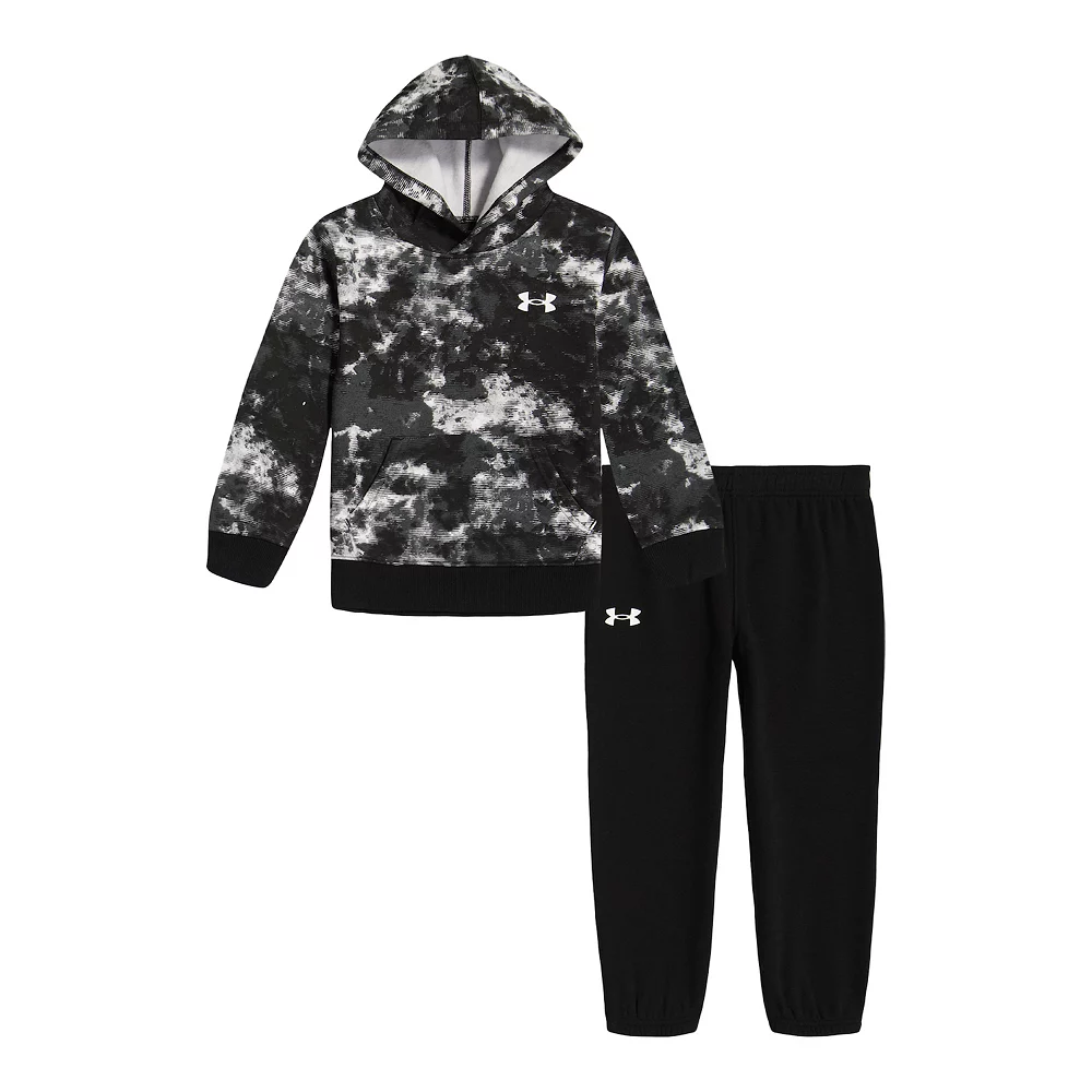 Boys 4-7 Under Armour Spliced-Dye Pullover Hoodie & Jogger Pants Set