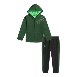 Boys 4-7 Under Armour Angular Logo Mesh Hoodie & Jogger Pants Set