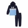 Boys 4-7 Under Armour Branded Colorblock Hoodie & Jogger Pants Set