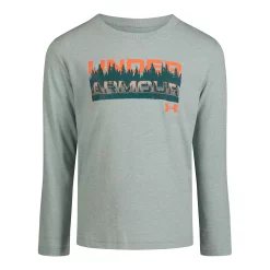 Boys 4-7 Under Armour Long Sleeve Treetop Wordmark Graphic Tee