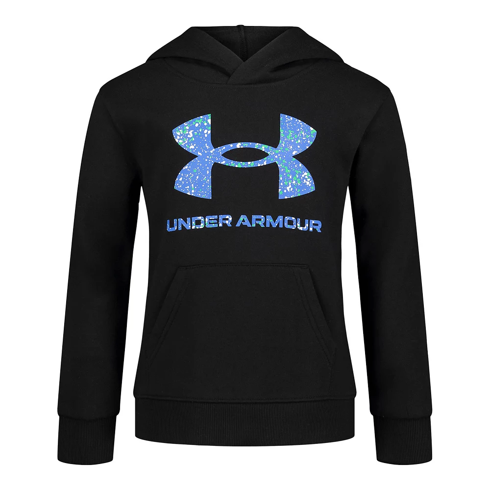 Boys 4-7 Under Armour Galaxy Speckle Big Logo Graphic Hoodie - Image 2