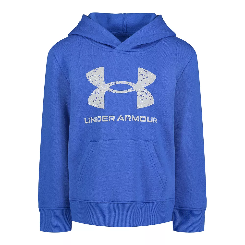 Boys 4-7 Under Armour Galaxy Speckle Big Logo Graphic Hoodie - Image 3