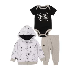 Toddler Under Armour 3-Piece Scribble Dots Hoodie Set