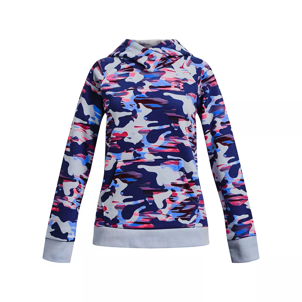 Girls 7-16 Under Armour Rival Fleece Print Hoodie - Image 3